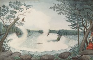 Niagarafälle von oben, ca. 1766